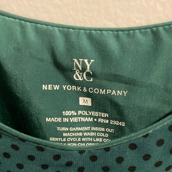 New York & Company Teal Camisole - Picture 2 of 4